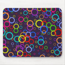 Papier peint de cercle tapis de souris