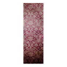 Papier peint grunge rose foncé de damassé modèle de carte de visite