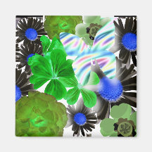Papillon abstrait de jardin aimant