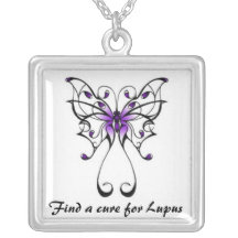 Papillon de lupus pendentif personnalisé