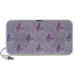 Papillon pourpre mini haut-parleur