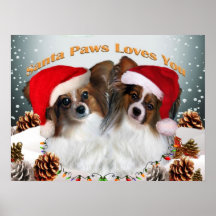 Papillon Sankt Tatzen-Lieben Sie Plakat