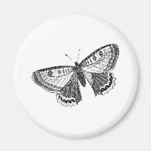Papillon vintage magnets