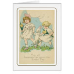 Pâques vintage cartes de vœux