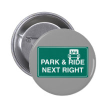Parc et panneau routier de tour badges avec agrafe