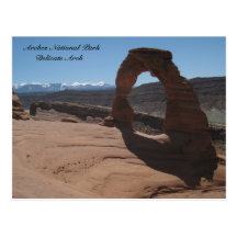 Parc national de voûtes, voûte sensible cartes postales