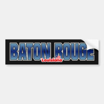 Pare-chocs de Baton Rouge Autocollants Pour Voiture