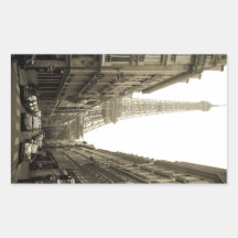 Paris Autocollants Rectangulaires