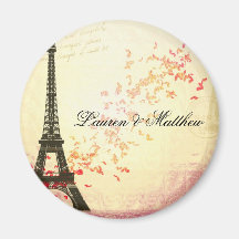 Paris dans l'amour - Tour Eiffel Aimants