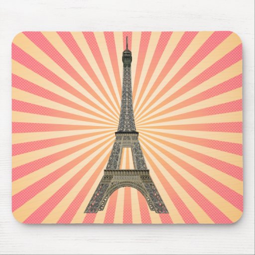 Paris: Eiffelturm: Vektorzeichnen: Mousepad