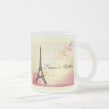 Paris in der Liebe - Eiffel-Turm Kaffeetasse
