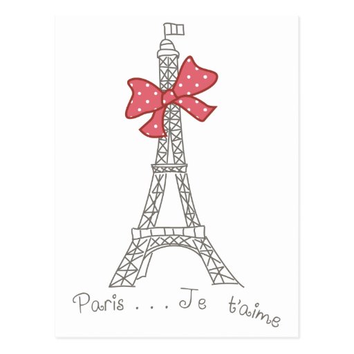 Paris… Je t'aime Postkarten