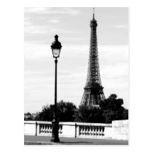 Paris-Szenen-Postkarte