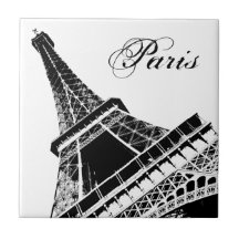 Paris, Tour Eiffel - tuile Carreaux