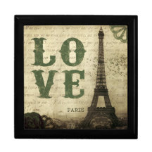 Paris vintage boîte à babioles
