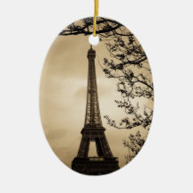 Paris Weihnachtsbaum Ornament