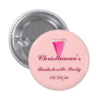 "Partie de Bachelorette" - avec la cannelure de Ch Badge Avec Épingle