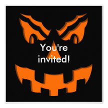 Partie de Halloween Invitations Personnalisées