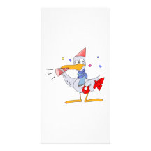 Party Bird Picture Card