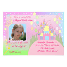 Party Einladung Prinzessin-Birthday