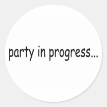 Party laufend sticker