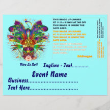 Party-Thema oder die Ereignis-Ansicht, die sehen g Personalisierte Flyer
