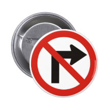 Pas tourne-à-droite pin's