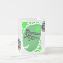 Passen Sie Grün auf Tee Tasse