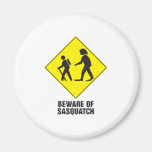 Passen Sie von Sasquatch auf Kühlschrankmagnete
