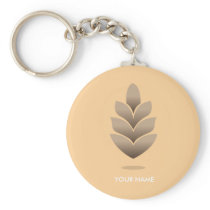 PASTELL-PFIRSICH DES KIEFERN-KEGEL-KEYCHAIN schlüsselanhängern