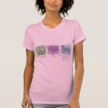 Pastellfrieden, Liebe, unbekümmerter König Charles Shirts