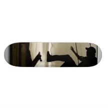 patineur plateaux de skateboards