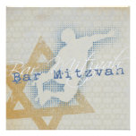 Patineur urbain - invitation de Mitzvah de barre
