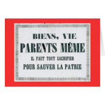 PATRIE CARTE DE VŒUX