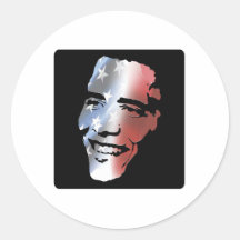 Patriote d'Obama Autocollants