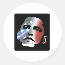 Patriote d'Obama Autocollants