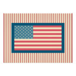 Patriotische Flagge-Einladungen