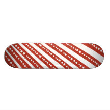 Patriotische rote und weiße US Flagge-Freiheit Personalisiertes Skatedeck