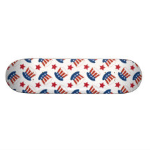 Patriotischer Stern-Streifen-Freiheit USA-Hut-Entw Individuelle Decks