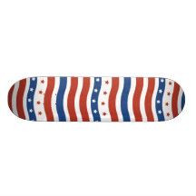 Patriotisches Stern-Streifen-Freiheits-Flaggen-Vie Skateboarddecks