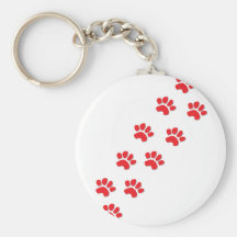 Pattes de chat de Kitty Porte-clé