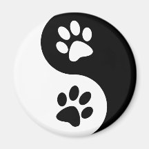 Pattes de chien de Yin Yang Aimant