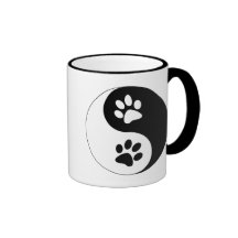 Pattes de chien de Yin Yang Tasse À Café
