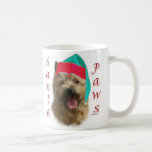 Pattes de Norwich Terrier Père Noël Mugs À Café