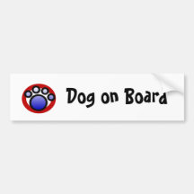 pawprintlogo, chien à bord adhésif pour voiture