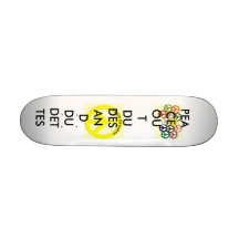 peace_on_earth_tm, peace_signs_all_solid, PEAC… Skateboarddeck