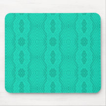 Peau de serpent de turquoise tapis de souris