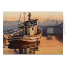 Pêche de Goin Carte De Vœux