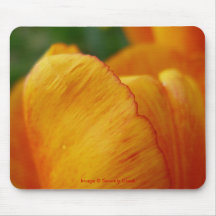 Pédale Mousepad de tulipe Tapis De Souris