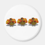 Pèlerin de la Turquie de bande dessinée de thanksg Magnets